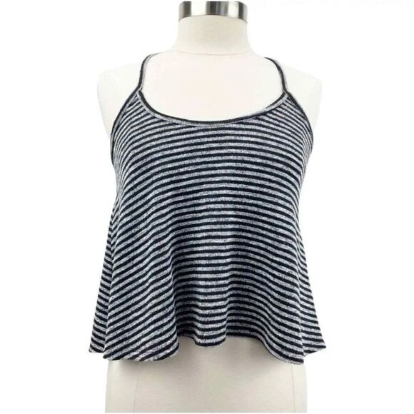 ✨American Eagle Feather Light Striped Racerback Tank✨ - Picture 1 of 6